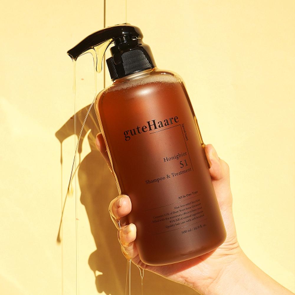 Gutehaare Hair Loss Relief Honey Beer 51 Shampoo   Treatment 500ml NONE