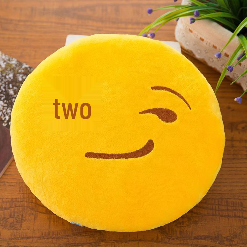 Plush Emoji Pillow: Versatile Hand Warmer & Toy Gift for Annual Meetings