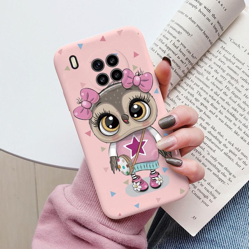 Flowers Funda For Honor 50 Lite Capa Phone Case Soft Silicone Leopard Print Cute Cat Bear Back Cover Shockproof For Honor 90 200