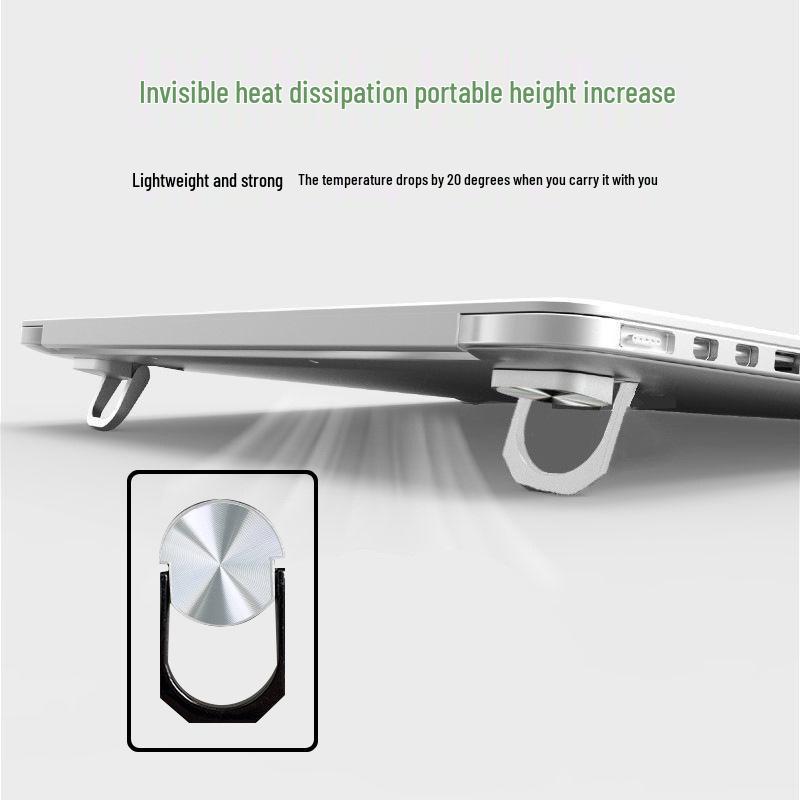 Mini Foldable Metal Laptop Stand & Cooling Riser