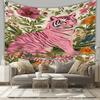 Rosa Tigerfellmuster Design Digitaldruck Polyester Wandteppich geeignet für die Verwendung Wohnzimmer Schlafzimmer Büros Bars Partys