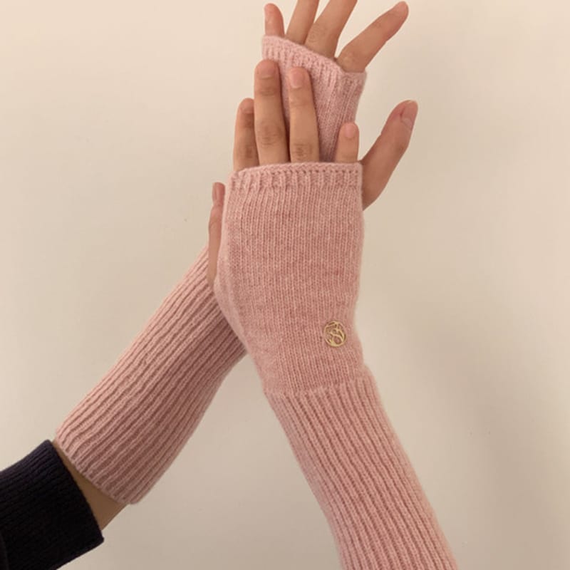 38comeoncommon Cashmere Hand Warmer (Melange Pink)