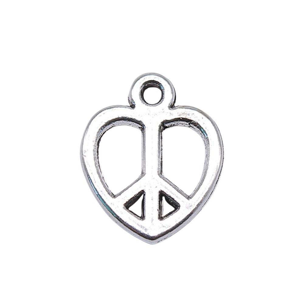 Pendants Peace Sign Charms Alloy Crafts For Hippie Themed Jewelry Making