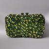 Borsa da Sera da Festa Turchese Diamante Pochette con Strass Banchetto Moda