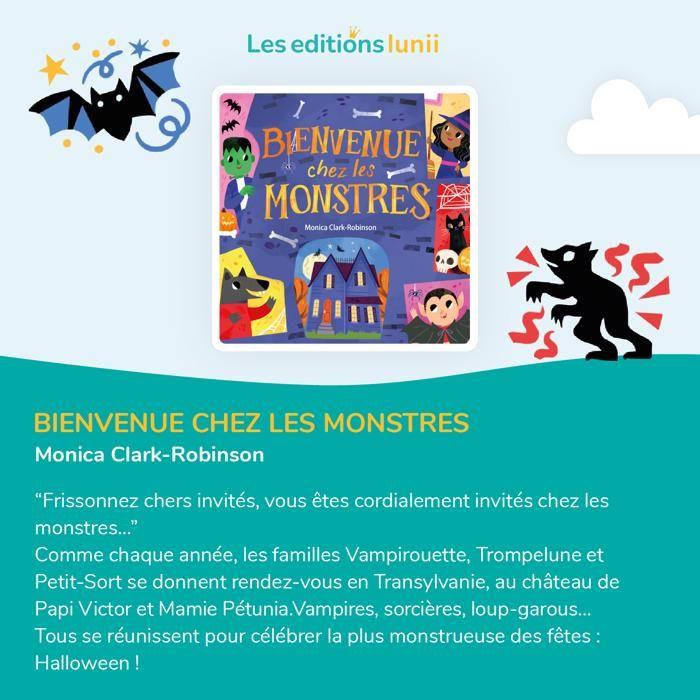 Console educative - lunii - bienvenue chez les monstres - livre audio interactif - 12 histoires - dès 3 ans