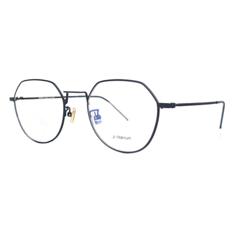 LKT_701 Beta Titanium Domestic Glasses Frame_Black black