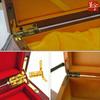 Retro Wooden Box Seven-Character 90° Iron Hinge - Small Leaf Hinge for Airplane-Style Hardware