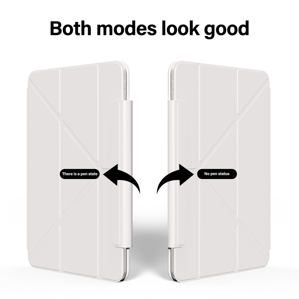 ZOYU Case Magnetic for iPad Pro 11 13 inch,For iPad Pro 12.9 Air 11 Air4/5 10.9 With Magnetic Detachable Y-Shaped Folding Cover