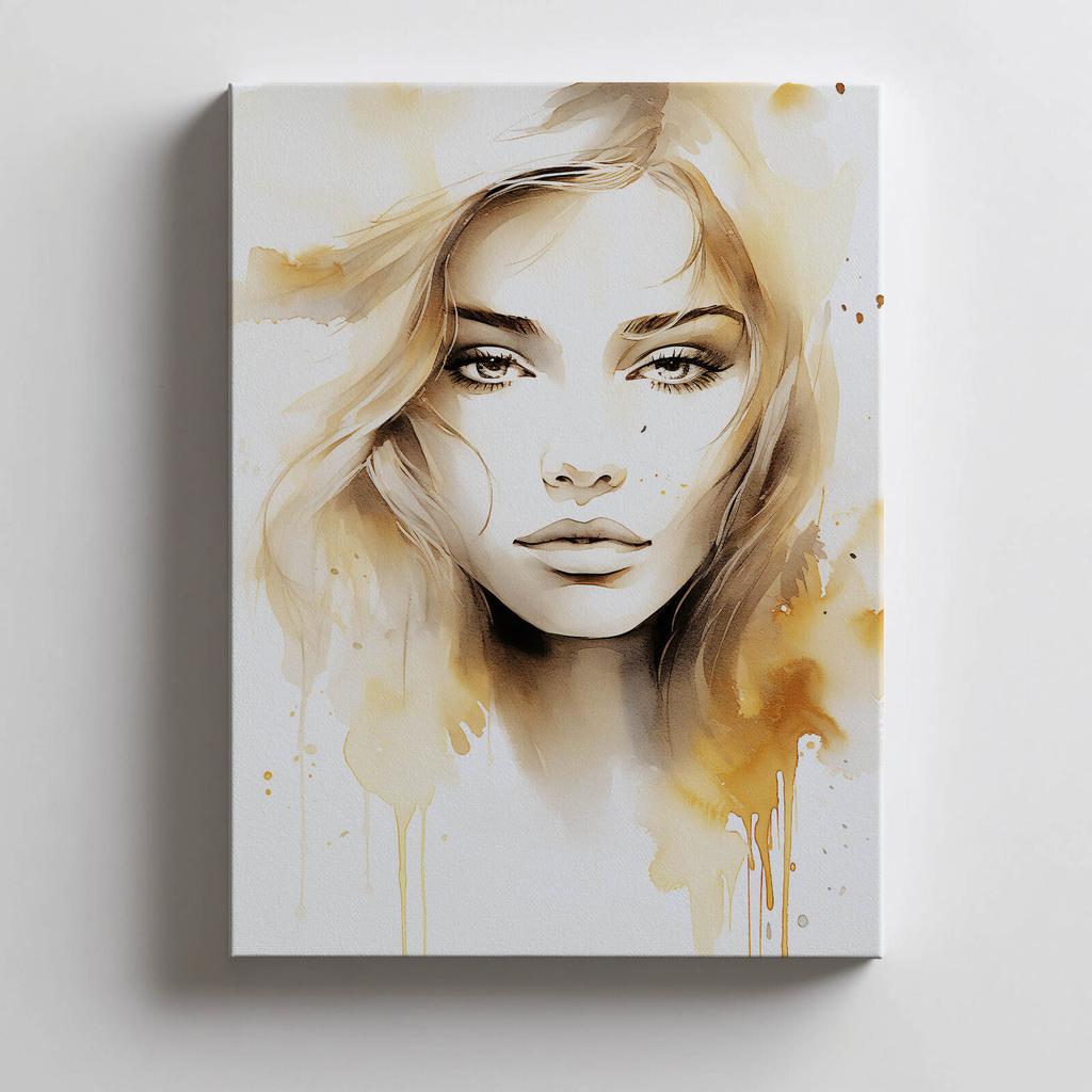 Tajemnicza Uroda Tajemnicza Uroda, 40X50 Cm, Rama Aluminiowa Złota, Papier Matowy 230 Gsm