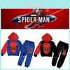 Set de 2 piese pentru copii băieți, cu glugă Spiderman, Top și Pantaloni, Pregătit pentru Primăvară