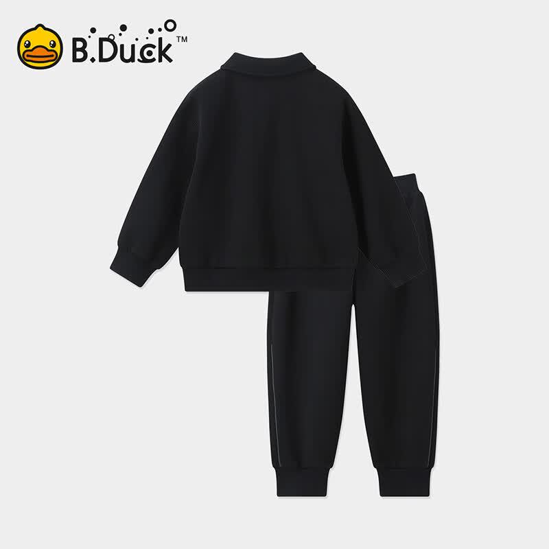 B.Duck Boys' Polo Sweatshirt & Sweatpants Set
