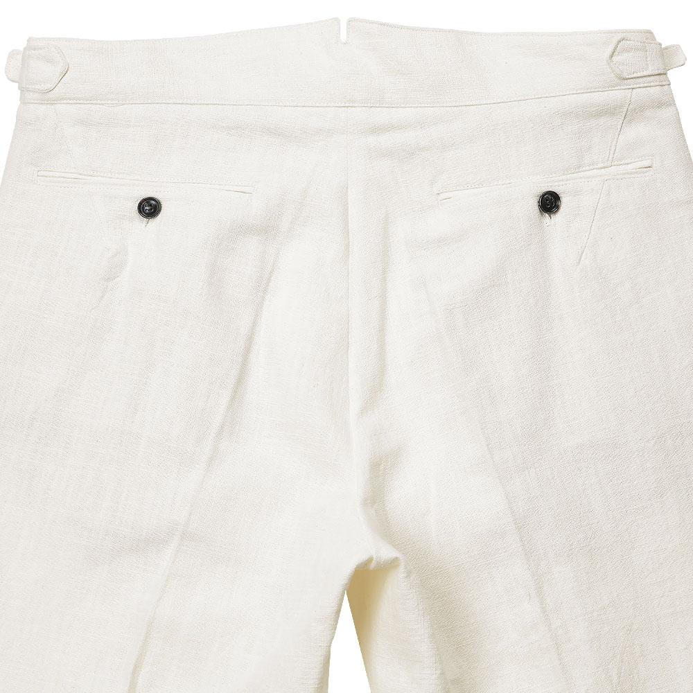 Solti 8S Linen Side-Adjust Trousers (Ivory)