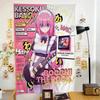 Bocchi Rock Gotoh Girl Maid Tapestry Anime Kessoku Band Print Wall Hanging For Teen Bedroom Dorm Decor