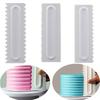 Cake Decorating Comb Cake Scraper Smoother Cream Decorating Pastry Icing Comb Fondant Spatulas Baking Pastry Tools