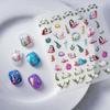 Dolphin Ocean Nail Stickers Sea Jellyfish Ocean Nail Decorations  Summer Beach