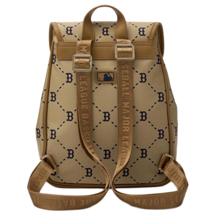 New MLB Polyester Backpack Women's Brown 7ABKMD45N-43BGS