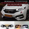 Compatible LED Fog and Daytime Running Lights for 2018-2020 Honda Jazz Fit RS Front Bumper