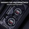 Car Anti-slip cup holder mat set For q2 A3 A4 B5 B6 A3 8P 8V 8L A5 A6 C6 C5 A1 A7 A8 Q2 Q3 TT RS3 RS4 Car Styling Accessories