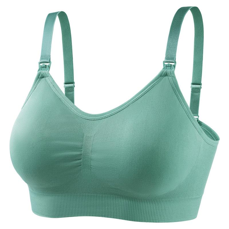 Women Seamless Front Buckle Wireless Nursing Bra For Pregnant Maternity Breastfeeding