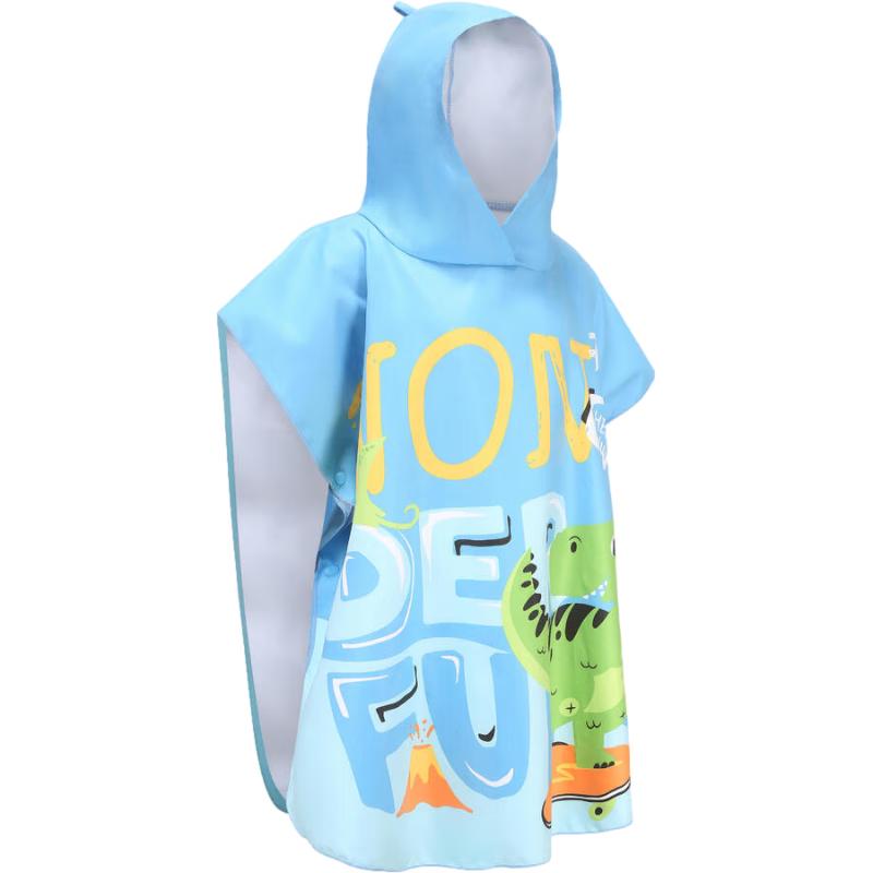 Decathlon Kids Quick-Dry Mermaid Swimming Poncho