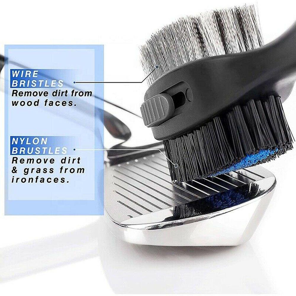 Goods Cleaning Tool Sharpener Tool Retractable Groove Cleaner Golf Club Brush Golf Accessories
