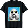 Bluthund Porträt Pop Art Bluthund mit Sonnenbrille T-Shirt