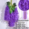 12pcs Thick Wisteria Flowers Fake Wisteria Hanging Flowers Artificial Wisteria Flowers Ceiling Flower Plants Exterior Decoration