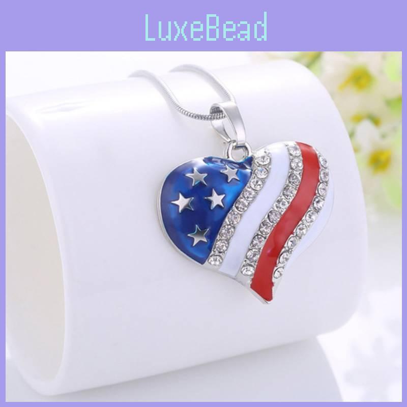 Fashionable Alloy Heart Star Necklace Blue Gender-neutral Clavicle Chain