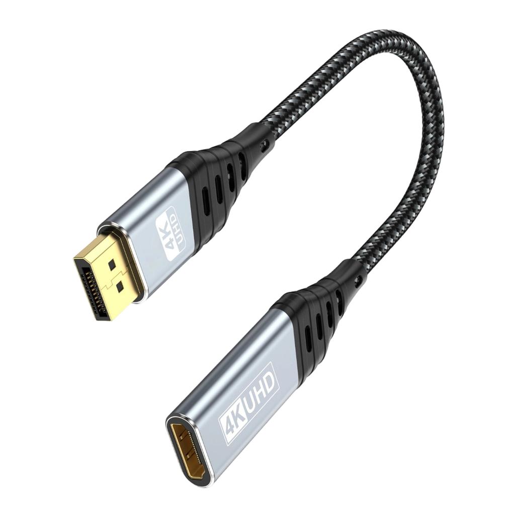 Aluminum To HDTV Adapter Cable For Clear 4K30Hz Video And Music Transmission On Multiple Devices Projector