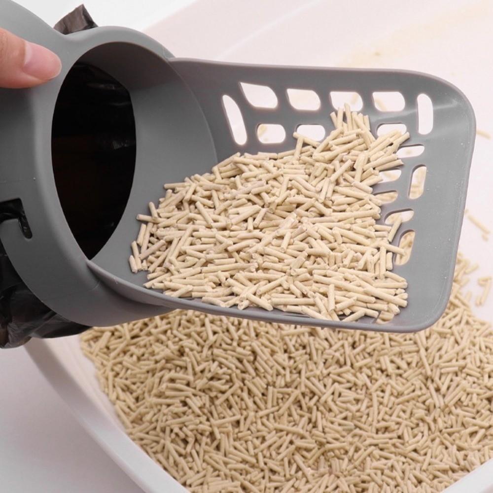 All-in-One Cat Litter Scoop Durable Cat Litter Shovel Pet Supplies Cat Poop Scooper Cat Litter Box