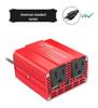 12V To 110V/220V Car Inverter with Dual USB & Cigarette Lighter Plug, 300W