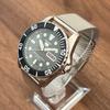 Used New belt SEIKO automatic winding Uni rare Seiko 5 Sports SNZF17J1 Made in Japan Day-Date wristwatch, working, black dial
