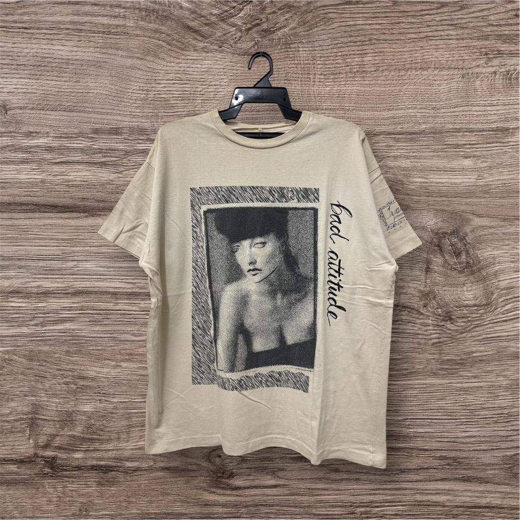 Vintage 90’s Bad Attitude Women Potrait Treachery /Fotofolio Edition / Photoprint / Black White Photograph / Fashion Portraits / Size XL
