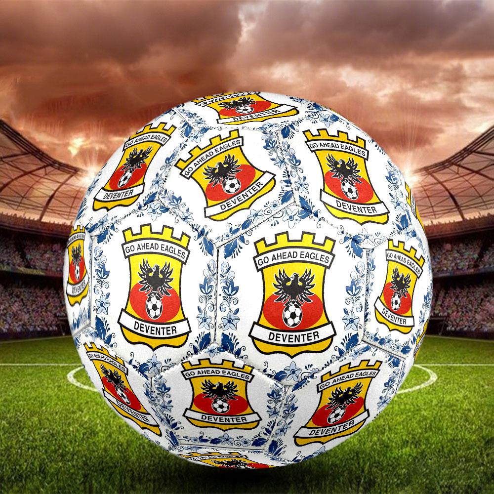 Go Ahead Eagles Print Size 5 Soccer Ball, Standard Match Football for Sports Game and Team Practice, Ideal Gift for Soccer Fans