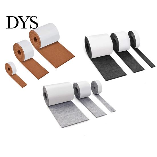 Foot Pads 3Pcs Felt Safe Widely Used Self-adhesive Anti-skid Dust-proof Noise Furniture Tape Elimination Wear Resistance Home Accessories Chair