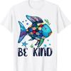 Sei nett Regenbogenfisch Lehrerleben Zurück zur Schule Lehren T-Shirt