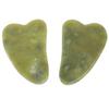 Gua Sha Natural Green Jade Quartz  Stone  Bodys Massage Board Tool