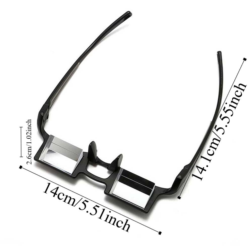 Office Alloy Lazy Refractor Glasses Ultra-light PC Lying Down Glasses Protective HD Unisex Reading Eyewear Men