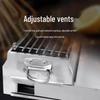 2.5M Commercial Folding Stainless Steel BBQ Grill with Drawer