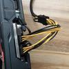 Portable Cable PCI-E 6-pin to 2x 8-pin GPU Graphics Video Card Extension Cord Power Splitter PCI Express