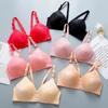 Thin Large Size No Steel Ring Bra Comfortable Gathering Lightweight Light Breathable Soft Comfortable Sweet and Sexy