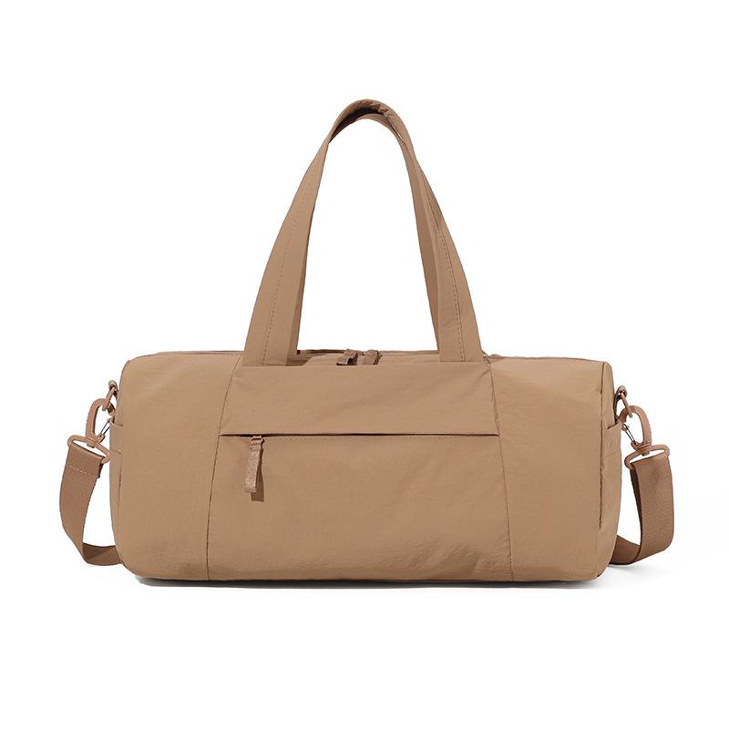 Couple short-distance travel luggage, casual simple travel bag, wet and dry separation sports can set, tie rod fitness bag