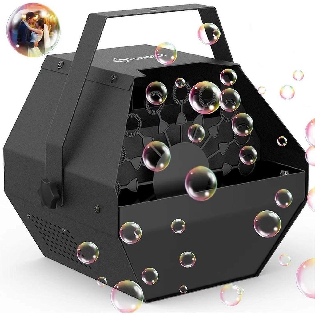2025 Latest Model Bubble Machine, Wireless Automatic Metal Bubble Machine
