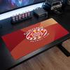 Girona FC Theme Pattern Mouse Pad, Soccer Logo Design XXL Gaming Desk Mat Non-Slip Computer Mouse Pad