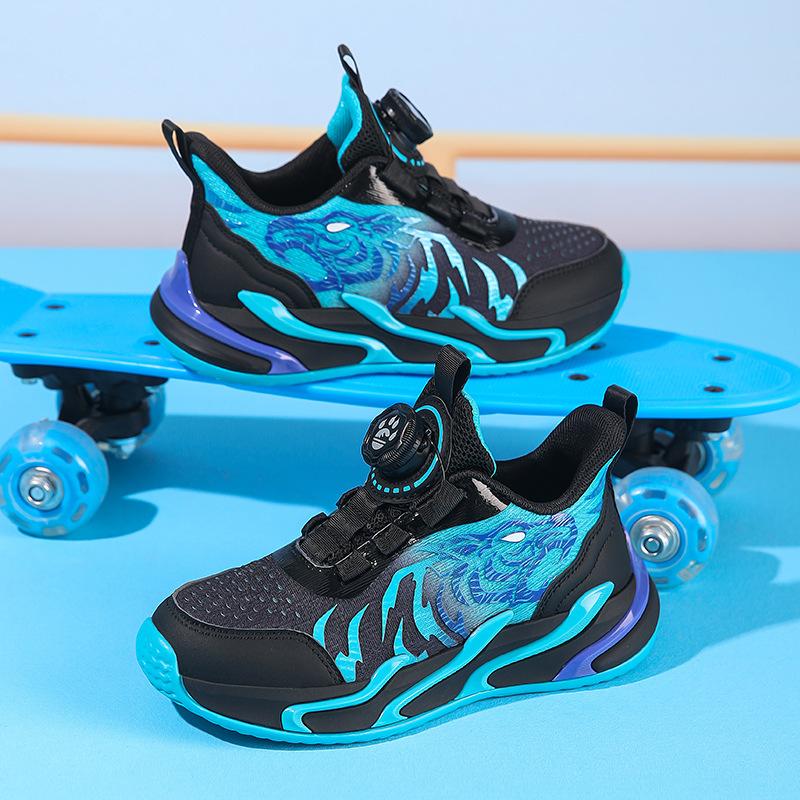 Boys Shoes 2025 Spring New Boys Middle and Older Children Breathable Mesh Shoes Children Fashion Leisure Sports Classmates