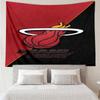 Heat Team Logo Artwork Quick-Dry Tapestry Hanging for Bedroom,Livingroom, Playroom,Decor Art Room Wall Tapestry Holiday and Birthday Gifts