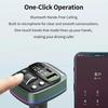 GZ08 Car BT MP3 Player with Car Charger Fast Charging Digital Display Voltage Lossless Audio Quality
