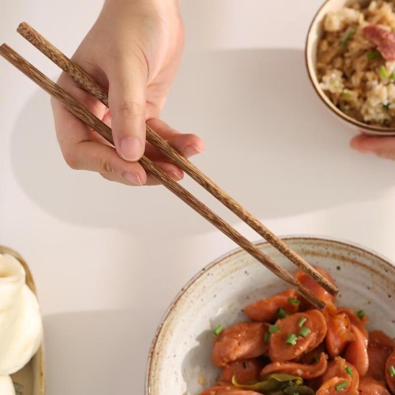 DaXinYuanLin Wenge Wood Chopsticks 10-Pair Set