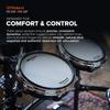 Roland Cm Premium Feel and Enhanced Playability Triple Piezo Sensor Hard Rubber Rim Improved Hoop Design Compatible with a Wide Range of Roland PD-12P