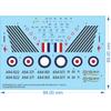 RAAF Sabre Aircraft Decals (A94-922 Marksman + Others) - 1/32 1/48 1/72 - WD - Waterslide, 1/18